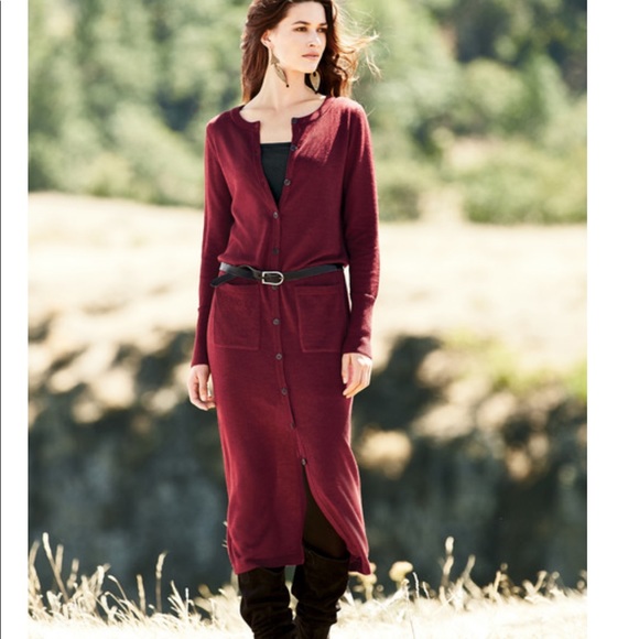 Peruvian Connection Stylist’s Cardigan Duster Dress Size Medium - Picture 5 of 9